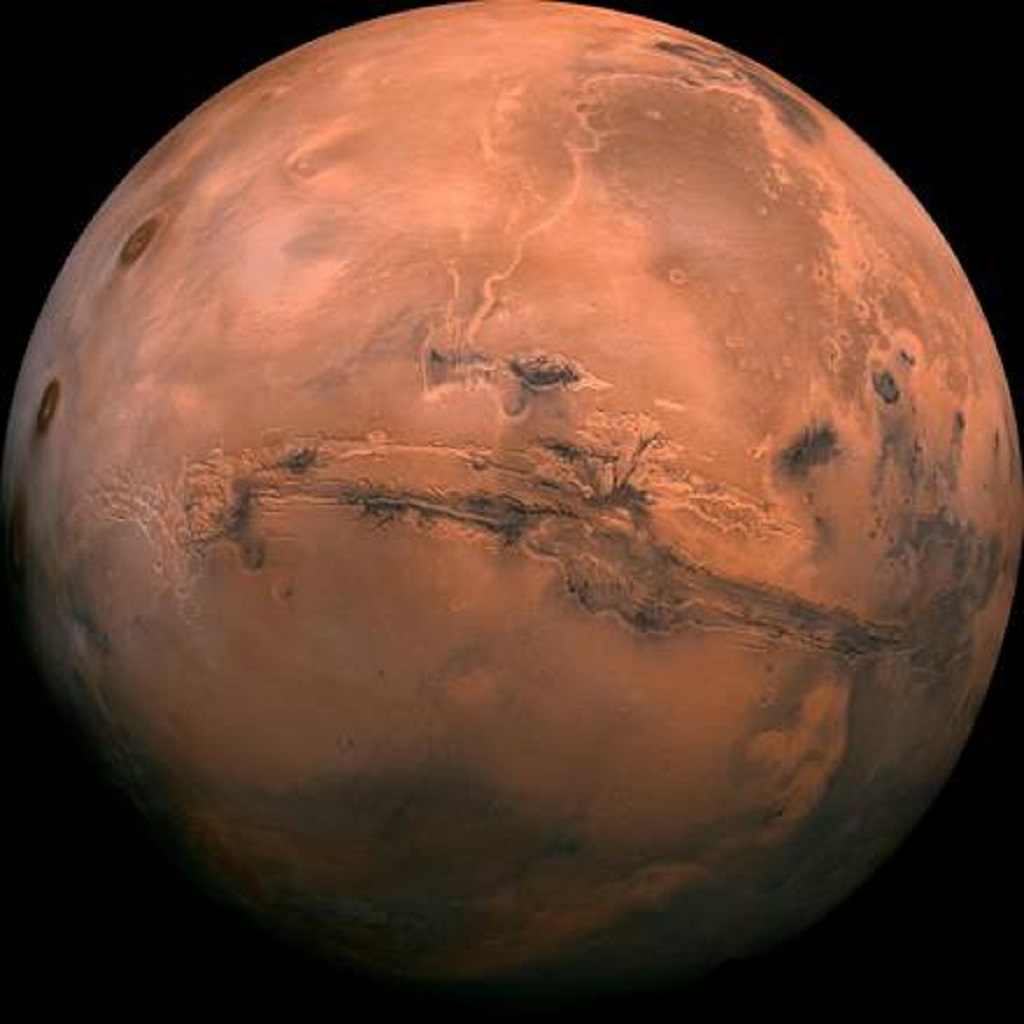 Descoberta rede de lagos de água salgada em Marte