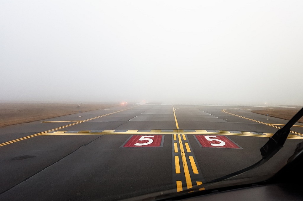 O aeroporto sumiu!