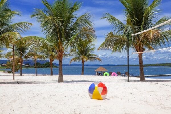 Quadra de areia, Malai Manso Resort