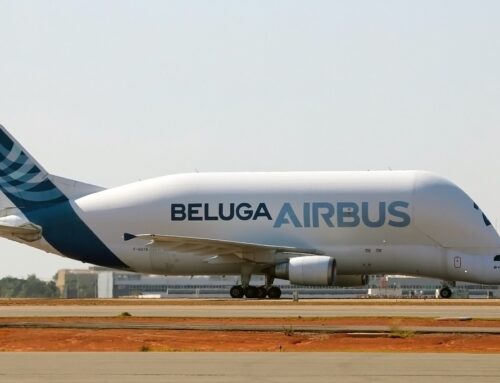 Veja o voo da Baleia Beluga no Brasil