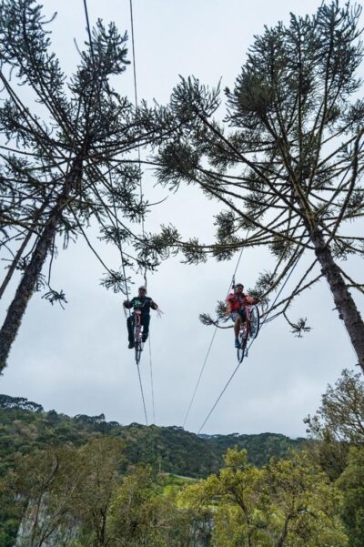 Tirolesa de bike Urubici