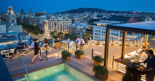 Majestic Hotel & Spa Barcelona La Dolce Vitae rooftop terrace