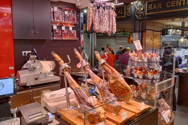 Barcelona boqueria jámon