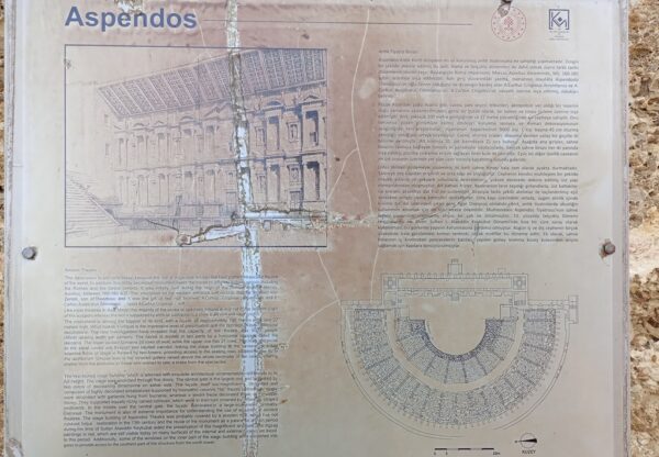 Mapa Aspendos