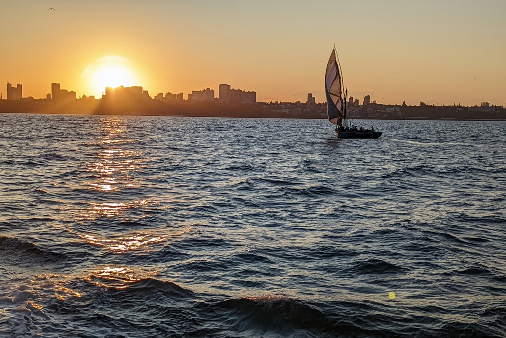 Maputo, Moçambique, pôr do sol