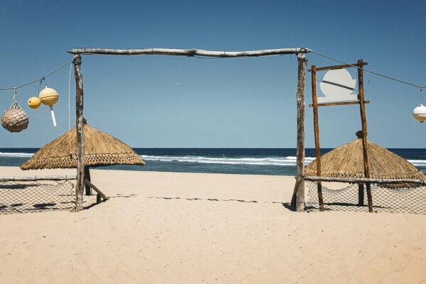 Praia em Moçambique