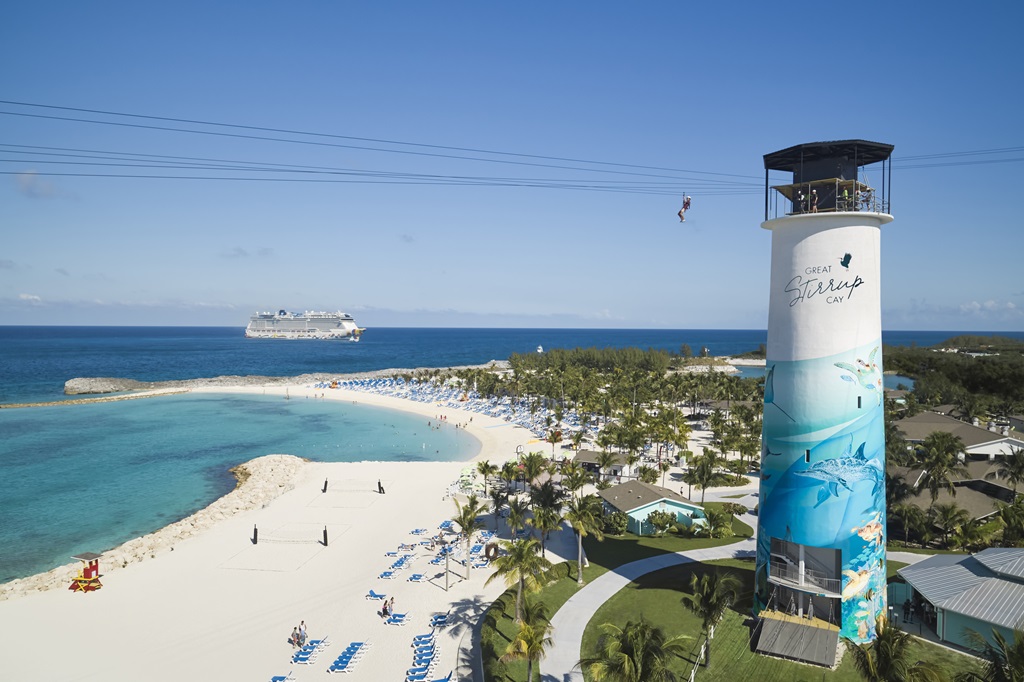 Great Stirrup Cay, ilha privada da NCL nas Bahamas