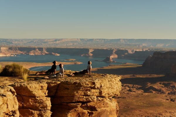 Tower Butte Yoga, Camp Sarika, Amangiri