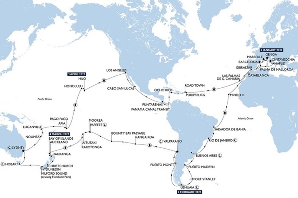 MSC World Cruise 2027