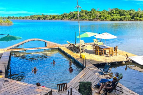Decke flutuante EcoAraguaia Jungle Lodge
