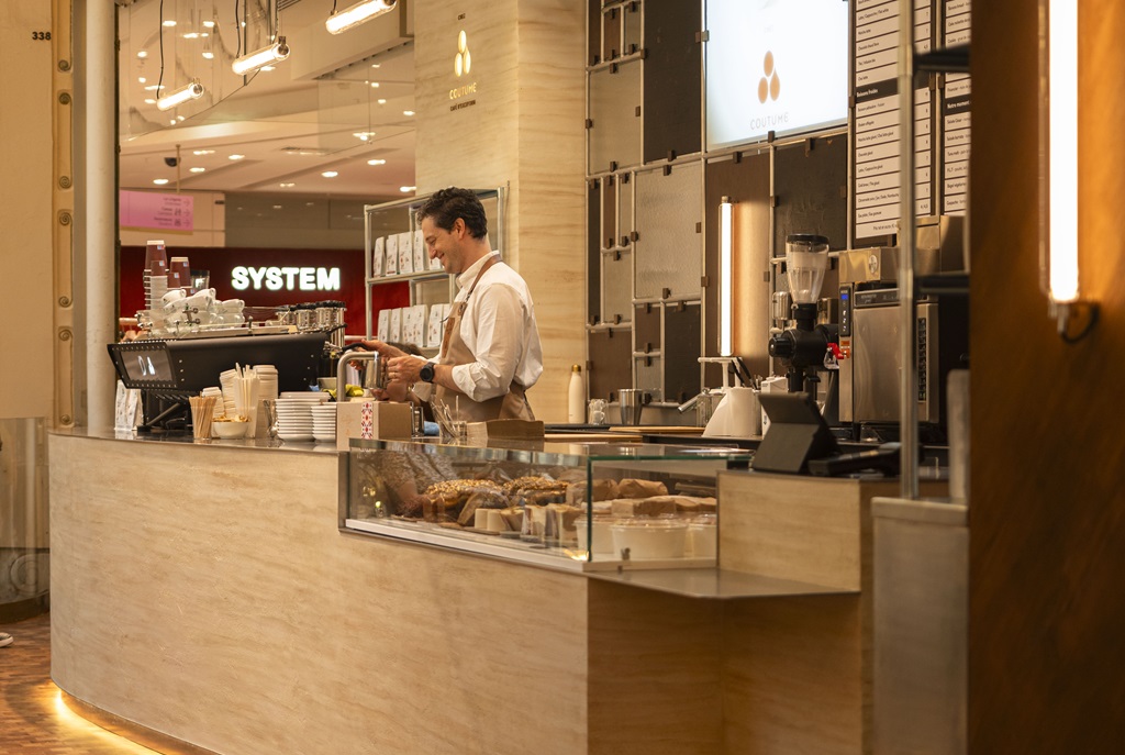 François Daubinet at Coutume, Galeries Lafayette