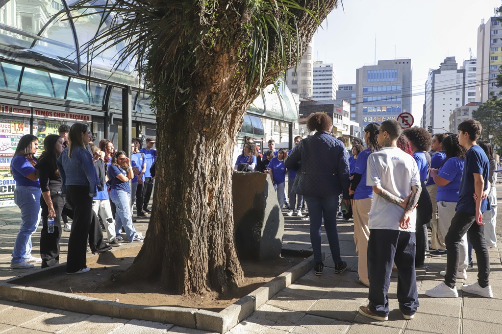 Local onde ficava o Pelourinho em Curitiba