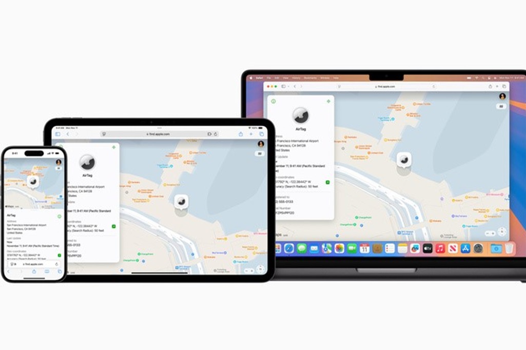 apple compartilhar localização item