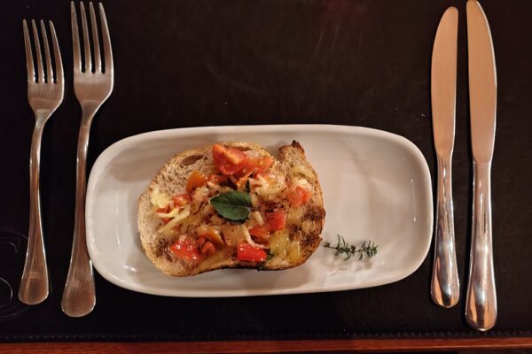 Bruschetta, Recanto do Sambaqui, foto Jean Luiz Féder