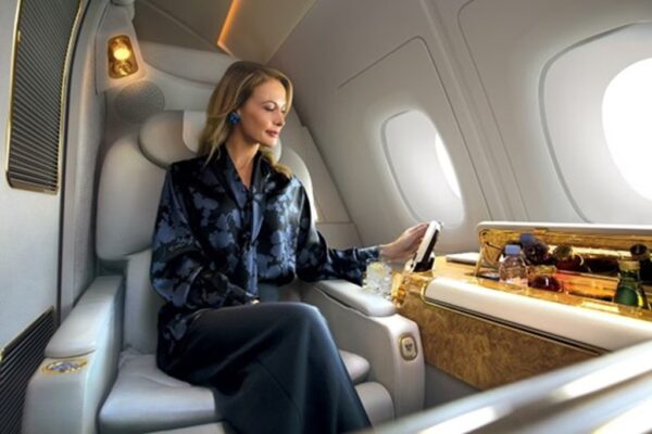 Primeira Classe Emirates A380