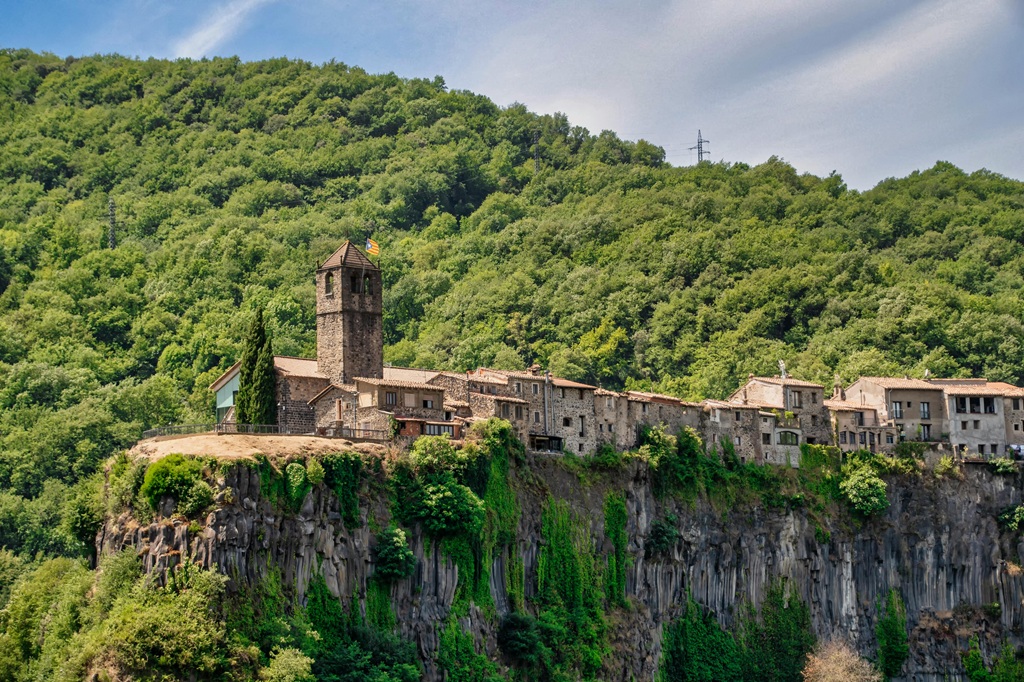 Castellfollit de la Roca, Catalunha, Espanha Castellfollit de la Roca, Catalunha, Espanha