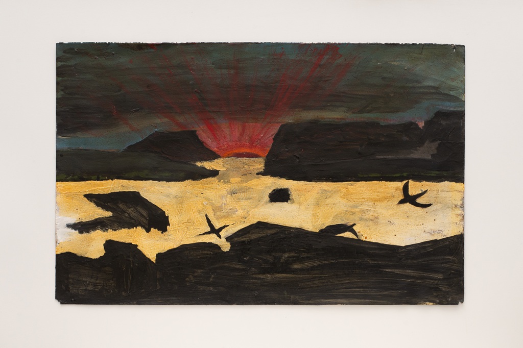 Untitled (Red Sunrise, Yellow Sea), Frank Walter