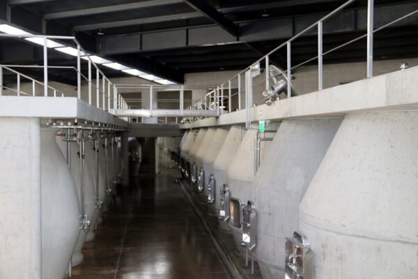 Tanques cônico em concreto, Zuccardi Piedra Infinita