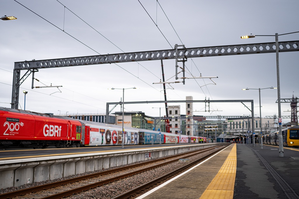 200 anos trem Grã-Bretanha