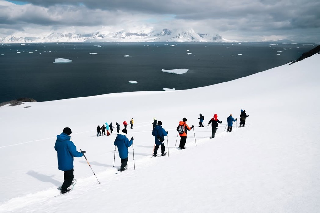 Caminhadas raquete neve Antártica Caminhadas raquete neve Antártica