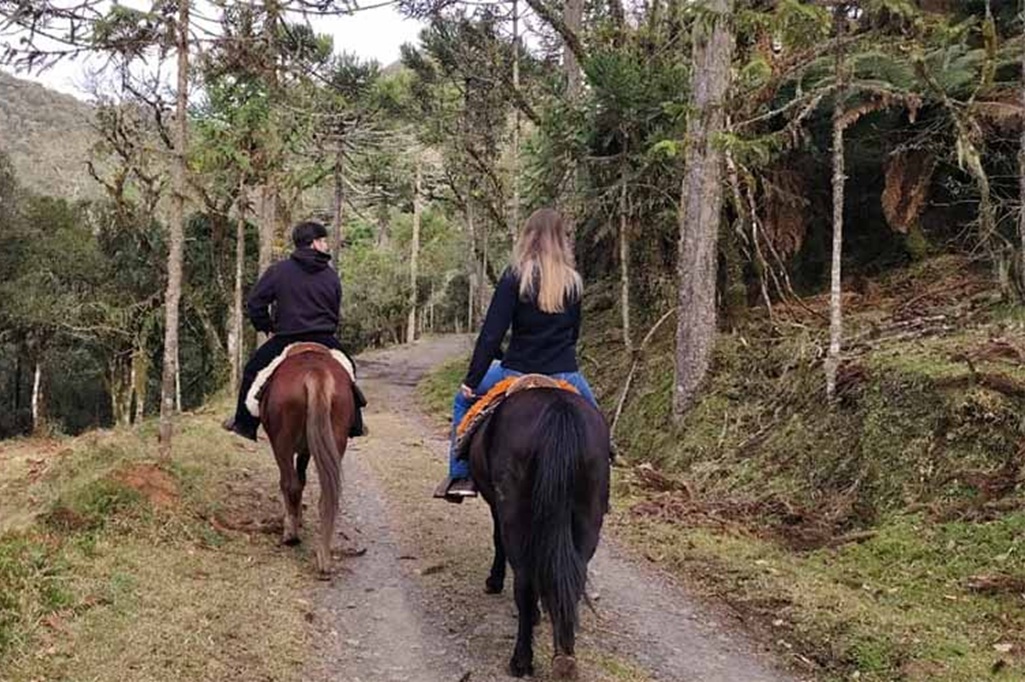 Passeio a cavalo, Hotel Fazenda Serra do Panelão