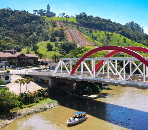 Passeio de barco, Ponte Vito, Ituporanga