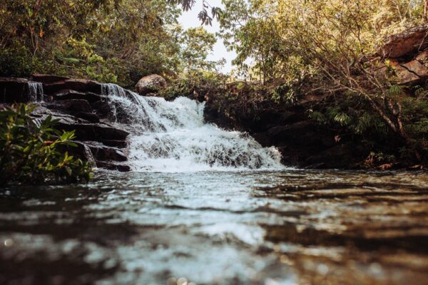 Cachoeira Saia Velha, Águas Correntes Park 