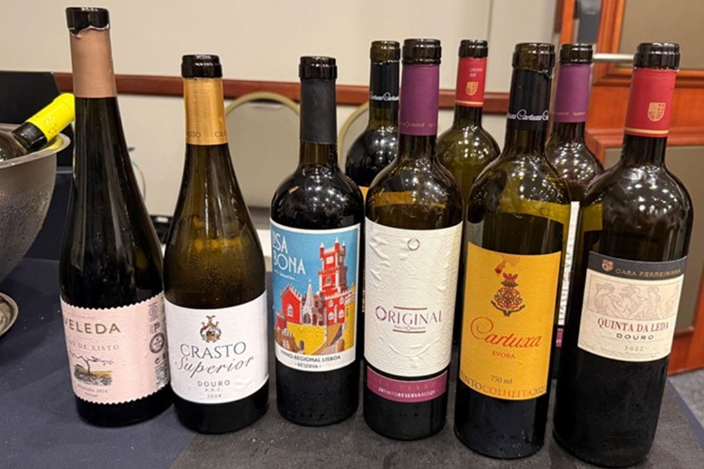 Degustação comentada vinhos de Portugal