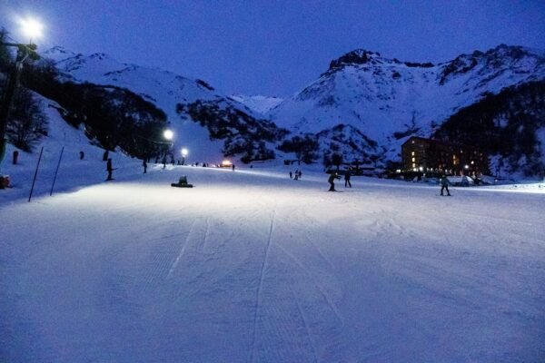 Esqui noturno, Nevados de Chillán