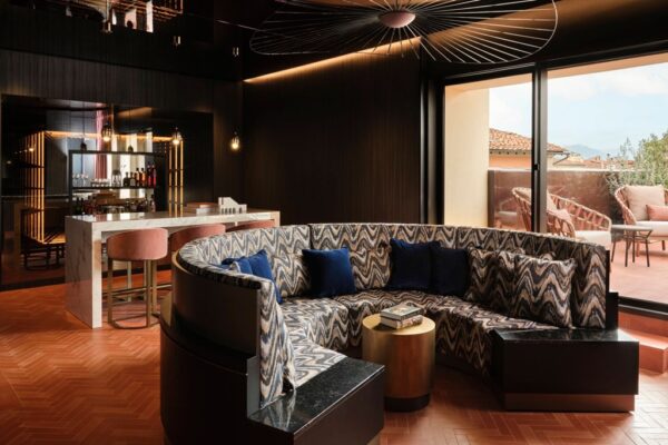Penthouse suite living, W Florence