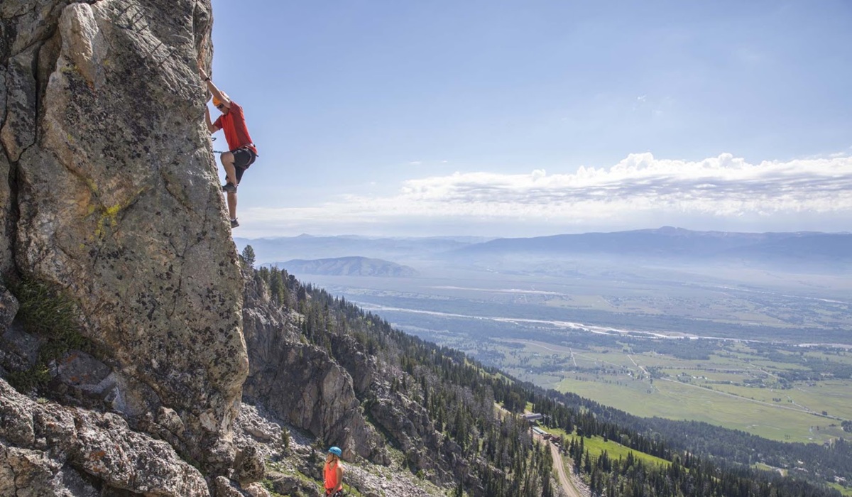 Escalada Via Ferrata, Jackson Hole, Estados Unidos