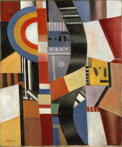 Fernand Léger. Le Disque [O Disco], 1918. Óleo sobre tela, 65 x 54 cm. Museo Nacional Thyssen-Bornemisza, Madri