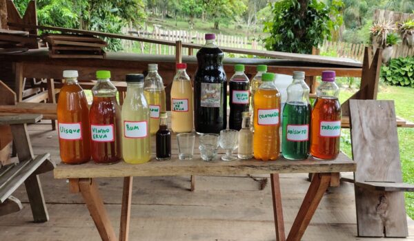 Bebidas com erva-mate. Rancho Barbaquá