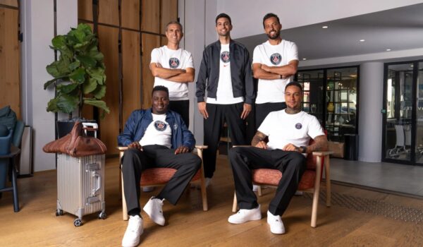 Embaixadores da campanha Novotel-Paris Saint Germain