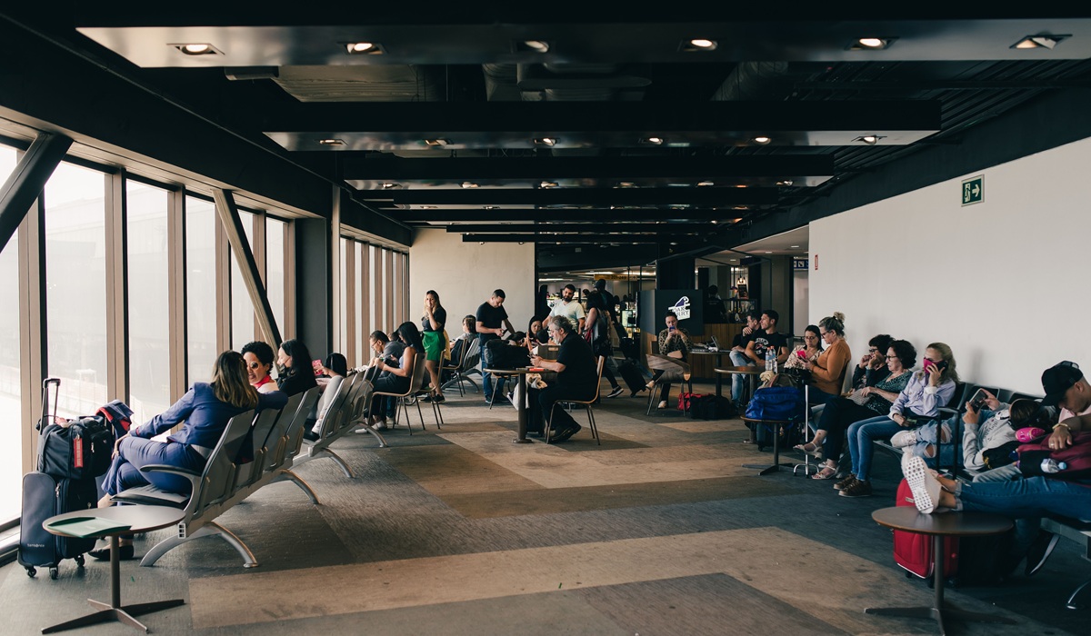 Sala embarque aeroporto